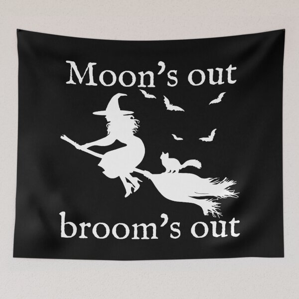 Item preview, Moon's Out, Broom's Out designed and sold by Good-Looking Corpse.