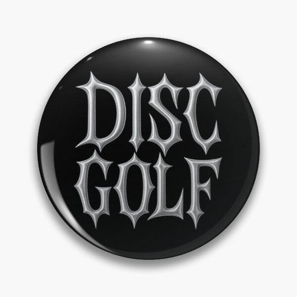 Item preview, Heavy Metal Disc Golf– Spiky Silver Text Design. designed and sold by TBWCREATIONS.