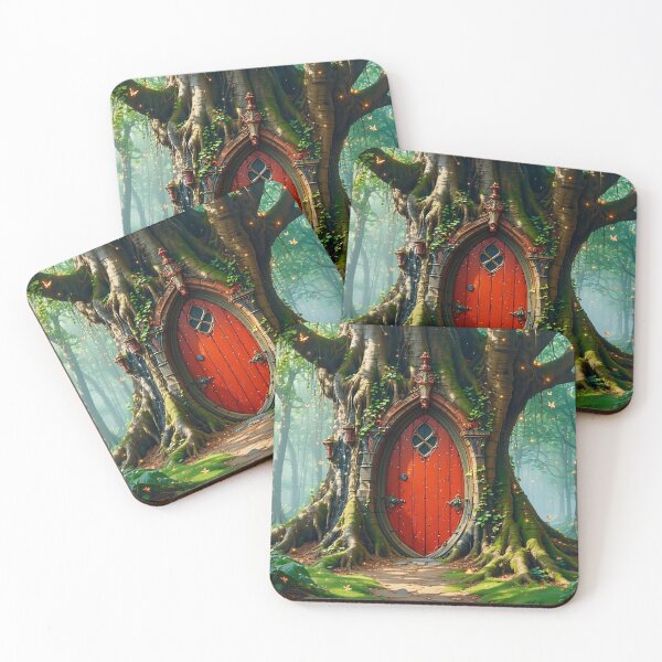 Item preview, Elven Red Door designed and sold by DreamsofPeace.