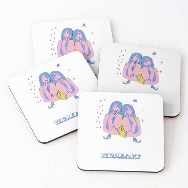 Item preview, Gemini Zodiac Sign | Twins Astrology Design designed and sold by Studio RA.
