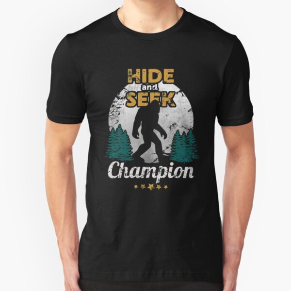 Hide Anbd Seek World Champion Sasquatch Funny Joke Unisex Sweatshirt