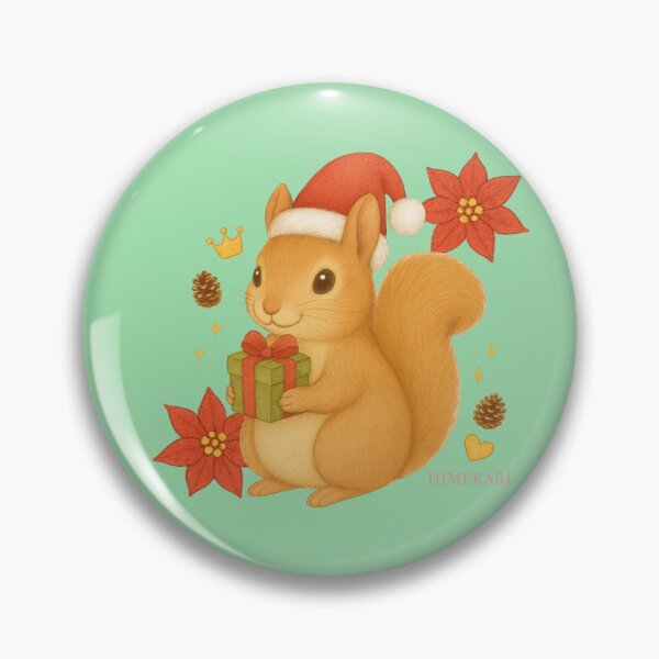 Item preview, Christmas Squirrel - Solid Mint designed and sold by HIMEKARI.