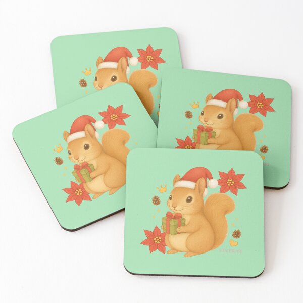 Item preview, Christmas Squirrel - Solid Mint designed and sold by HIMEKARI.