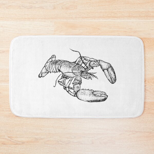 Item preview, High Contrast Lobster Dotwork Illustration designed and sold by wbhny.