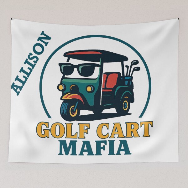 Item preview, GOLF CART MAFIA ALLISON designed and sold by Kinley's Korner.