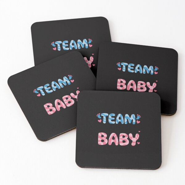Item preview, Team Healthy Baby Gender Reveal Party Pink Or Blue designed and sold by ConceptThena.
