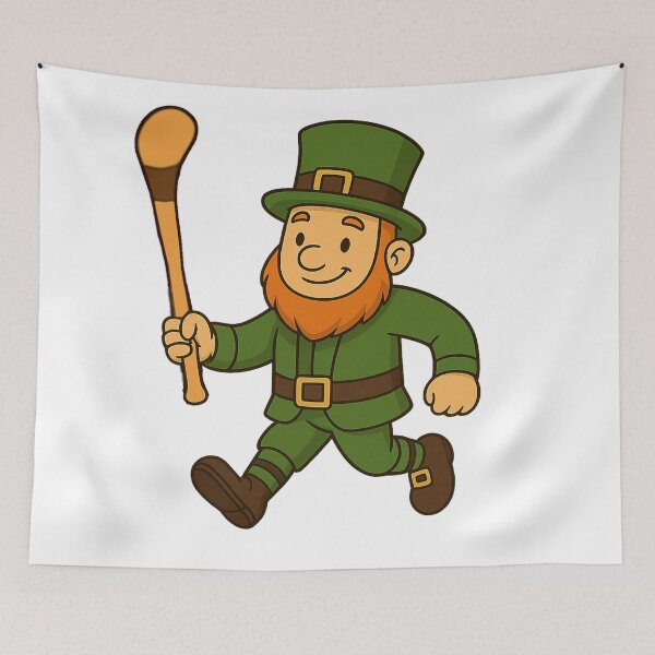 Item preview, Hurling Leprechaun designed and sold by JamesDunican.