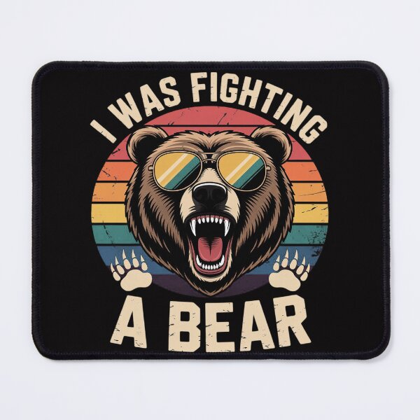 Item preview, Surgery Recovery I Was Fighting A Bear Get Well Soon designed and sold by ConceptThena.