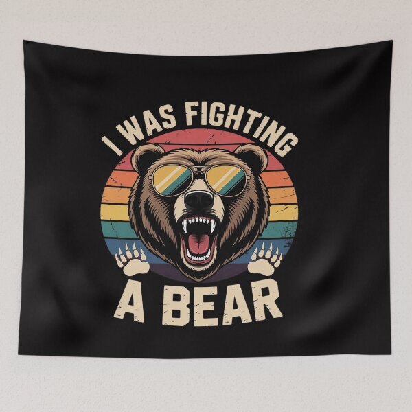 Item preview, Surgery Recovery I Was Fighting A Bear Get Well Soon designed and sold by ConceptThena.