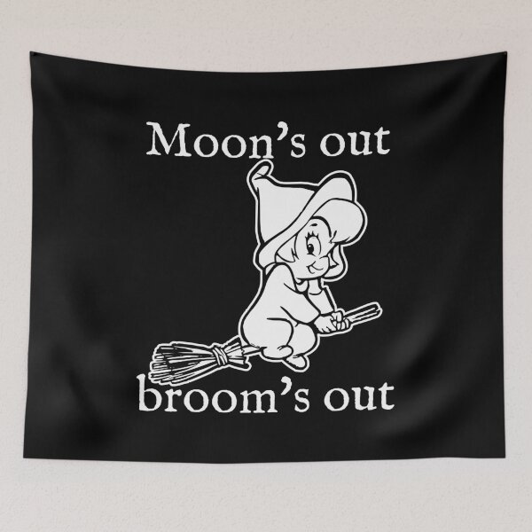 Item preview, Moon's Out, Broom's Out designed and sold by Good-Looking Corpse.