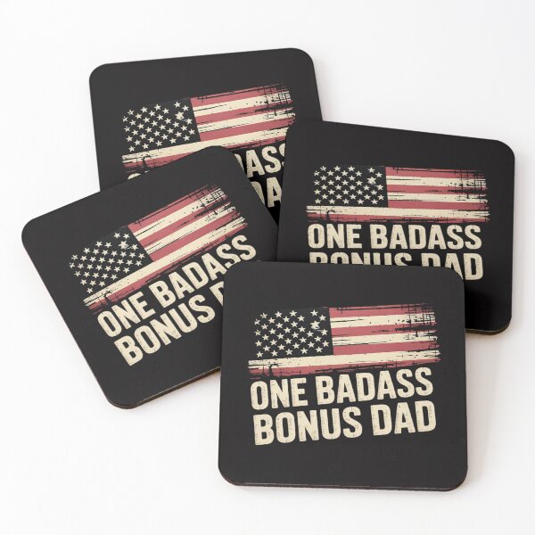 Item preview, Step Dad Fathers Day - One Badass Bonus Dad designed and sold by Viepenny.