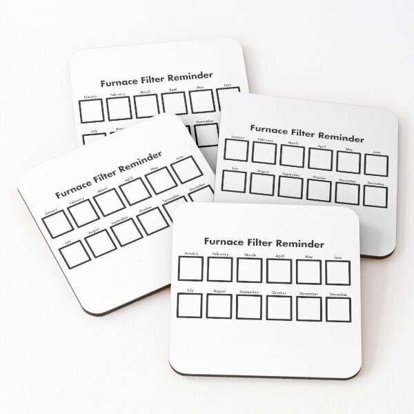Item preview, Furnace Filter Reminder Calendar designed and sold by Now Loading....