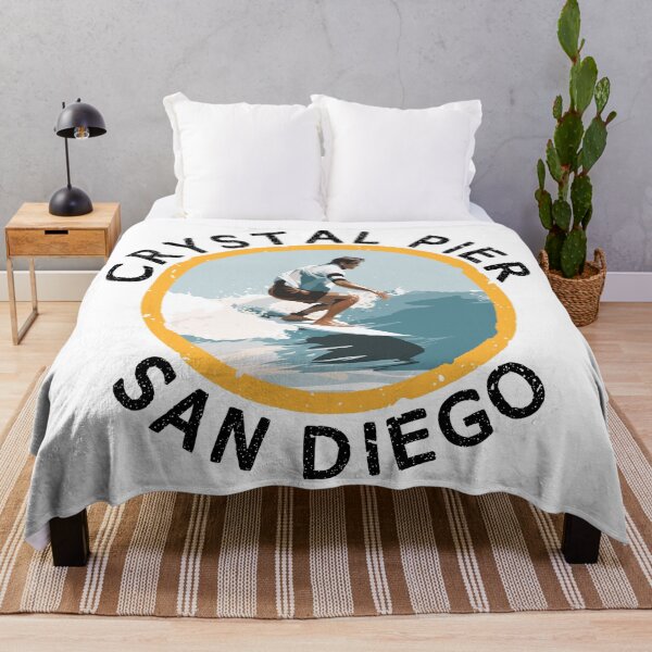 Item preview, Crystal Pier - San Diego (with Black Lettering) designed and sold by VelvetRoom.