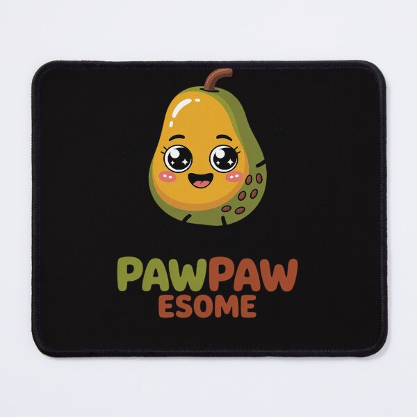 Item preview, Pawpaw Fruit with Cute Cartoon Paw Paw Awesome Pun designed and sold by Viepenny.