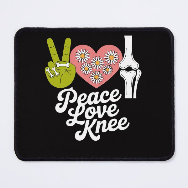 Item preview, Peace Love Knee Surgery Recovery Replacement designed and sold by Viepenny.