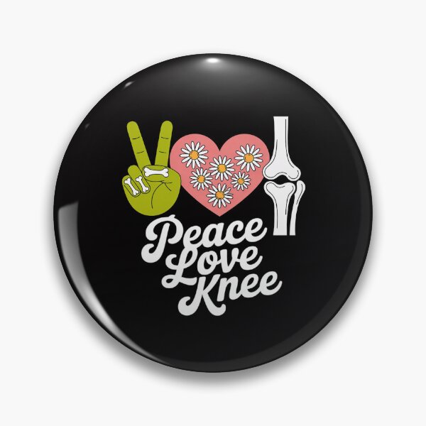 Item preview, Peace Love Knee Surgery Recovery Replacement designed and sold by Viepenny.