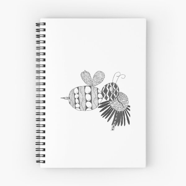 Item preview, zentangle inspired bee designed and sold by reesemars.