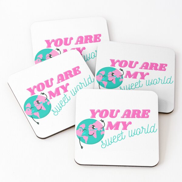 Item preview, You Are My Sweet World Cute Earth Kawaii Valentine's Day Gift designed and sold by CarolynT95.