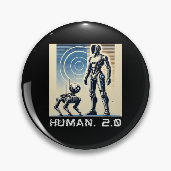 Item preview, humanoid robot art designed and sold by TEEJAMBOREE.