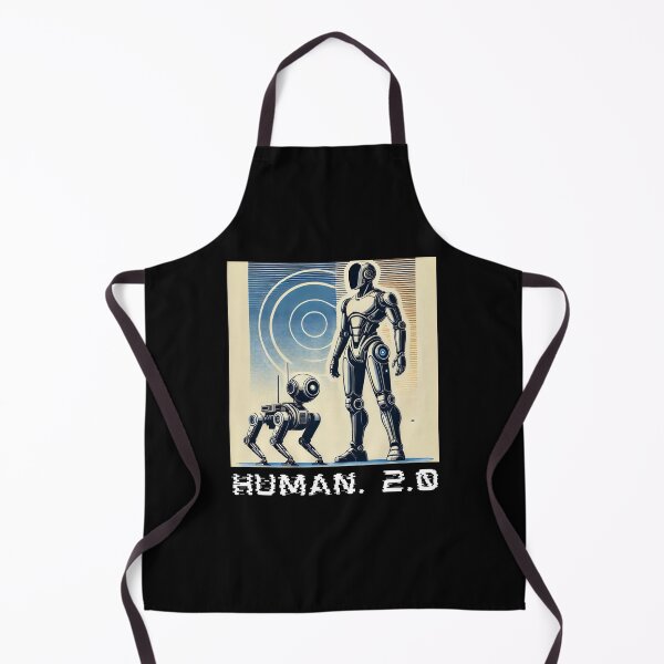 Item preview, humanoid robot art designed and sold by TEEJAMBOREE.