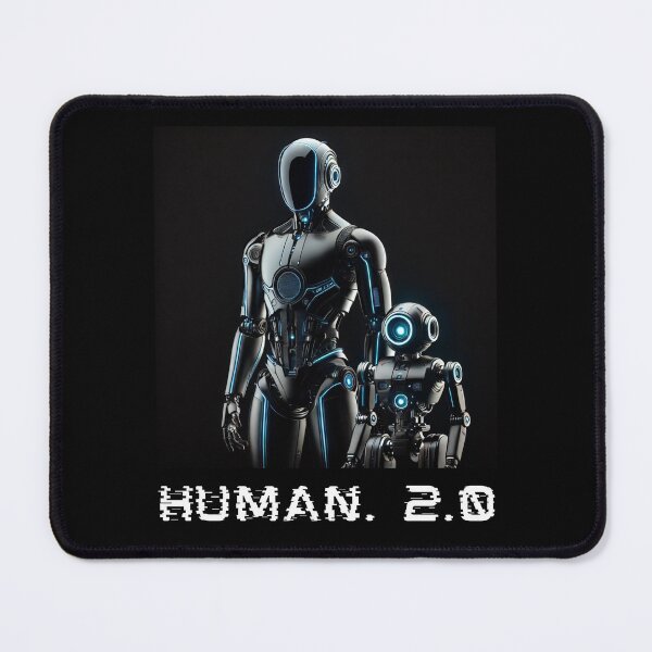 Item preview, humanoid robot art designed and sold by TEEJAMBOREE.