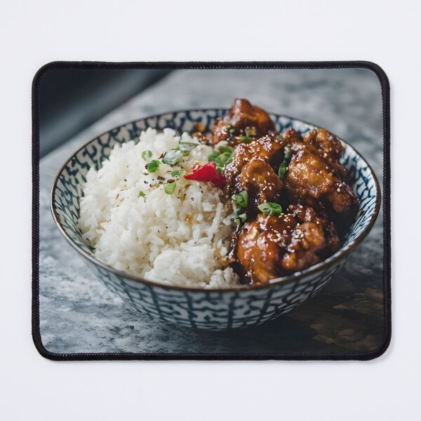 Item preview, General Tso’s Chicken with Rice - Cozy Takeout Comfort designed and sold by Benja & Co..