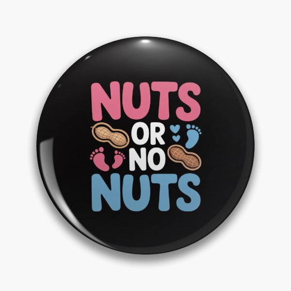 Item preview, Nuts Or No Nuts Gender Reveal Baby Shower Mom Dad designed and sold by Viepenny.