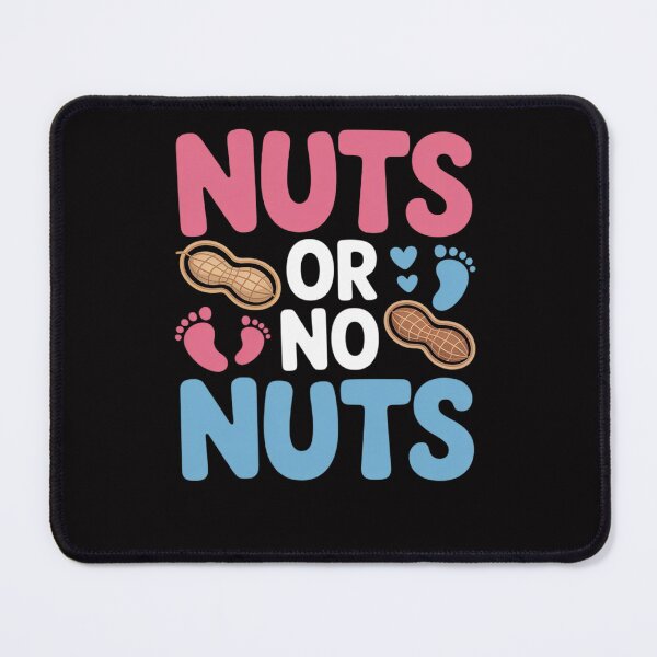 Item preview, Nuts Or No Nuts Gender Reveal Baby Shower Mom Dad designed and sold by Viepenny.