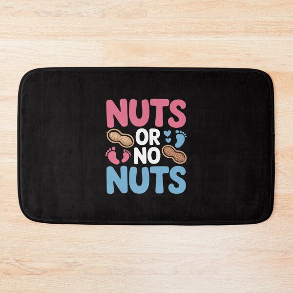 Item preview, Nuts Or No Nuts Gender Reveal Baby Shower Mom Dad designed and sold by Viepenny.
