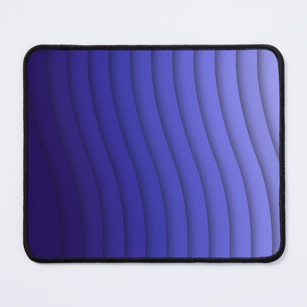 Item preview, Wavy Indigo Gradient Abstract – Modern Minimalist Wall Art designed and sold by DeeLulu.