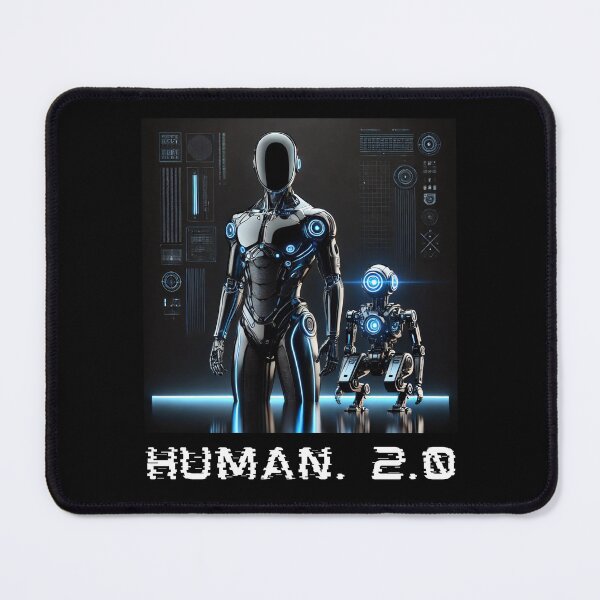Item preview, humanoid robot art designed and sold by TEEJAMBOREE.
