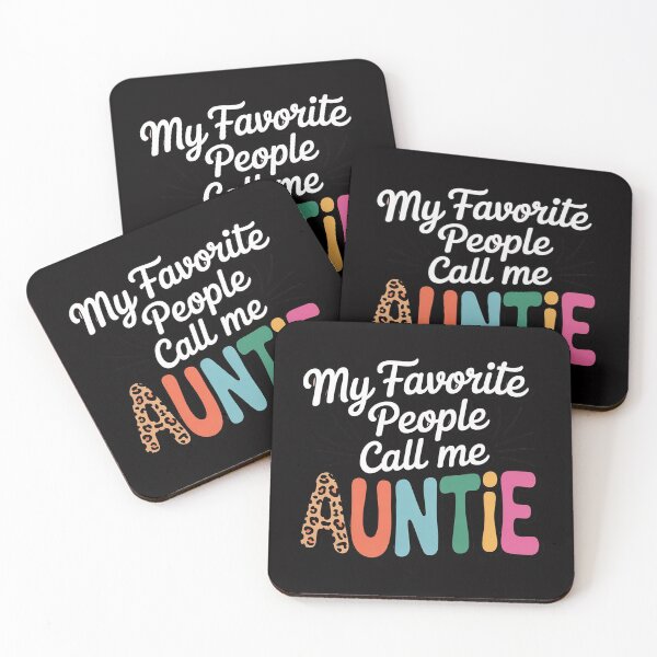 Item preview, My Favorite People Call Me Auntie Gifts Leopard Mother's Day designed and sold by Viepenny.