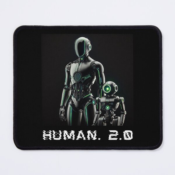 Item preview, humanoid robot art designed and sold by TEEJAMBOREE.