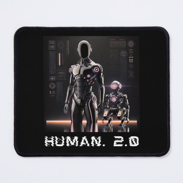 Item preview, humanoid robot art designed and sold by TEEJAMBOREE.
