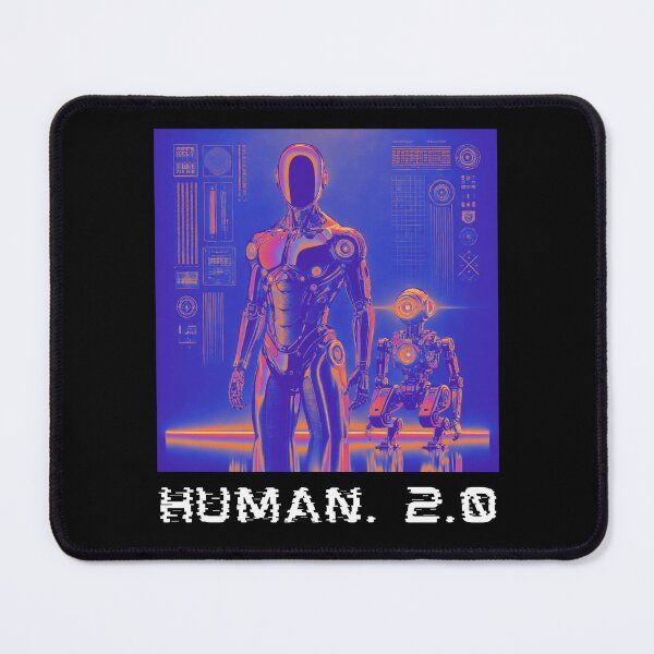 Item preview, humanoid robot art designed and sold by TEEJAMBOREE.