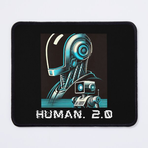 Item preview, humanoid robot art designed and sold by TEEJAMBOREE.