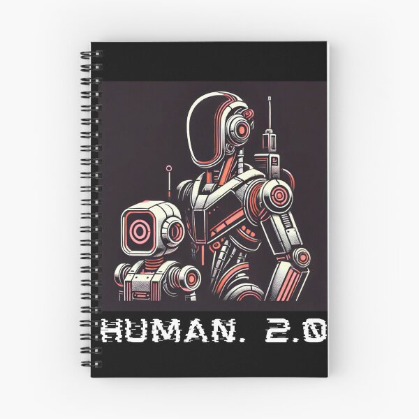 Item preview, humanoid robot art designed and sold by TEEJAMBOREE.