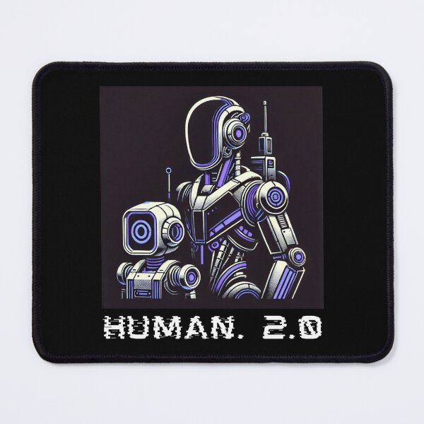 Item preview, humanoid robot art designed and sold by TEEJAMBOREE.