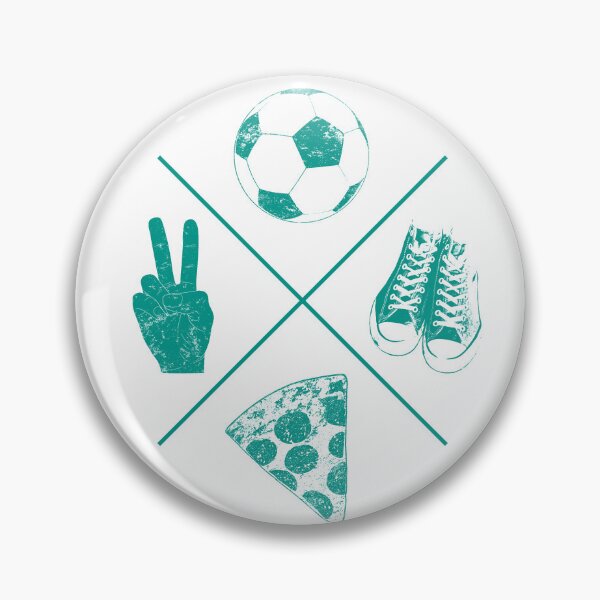 Item preview, Pizza Peace Soccer Fashion (green) designed and sold by Little Town Atelier.