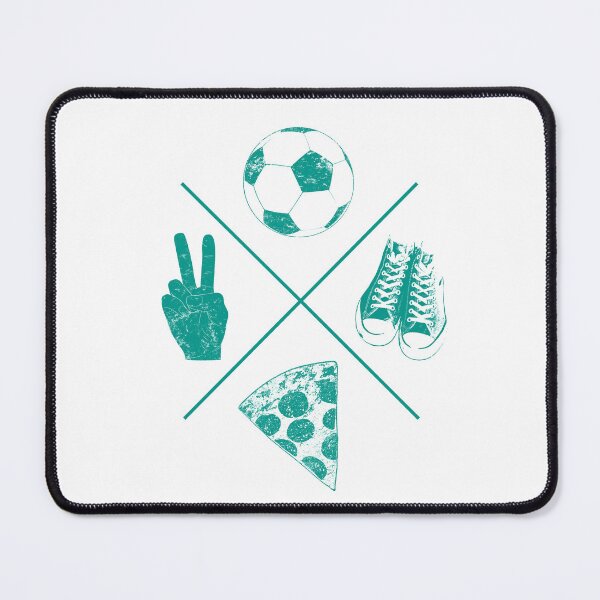 Item preview, Pizza Peace Soccer Fashion (green) designed and sold by Little Town Atelier.