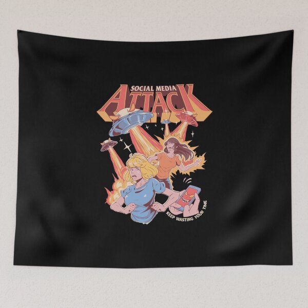 Item preview, Social Media Attack – Retro Comic Parody designed and sold by Pupung oktavian.