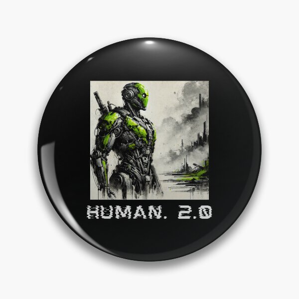 Item preview, humanoid robot art designed and sold by TEEJAMBOREE.