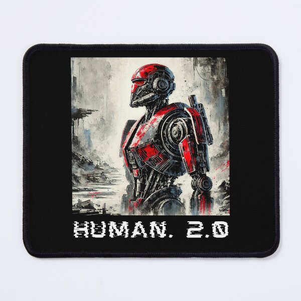 Item preview, humanoid robot art designed and sold by TEEJAMBOREE.