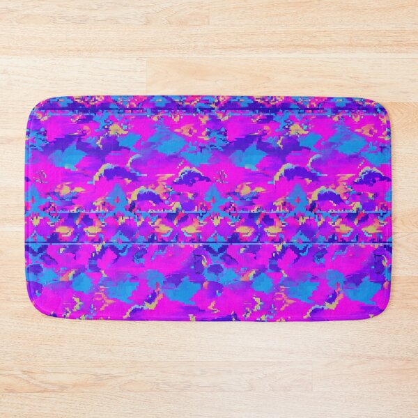 Item preview, Neon color analog pattern designed and sold by JeniSeny.