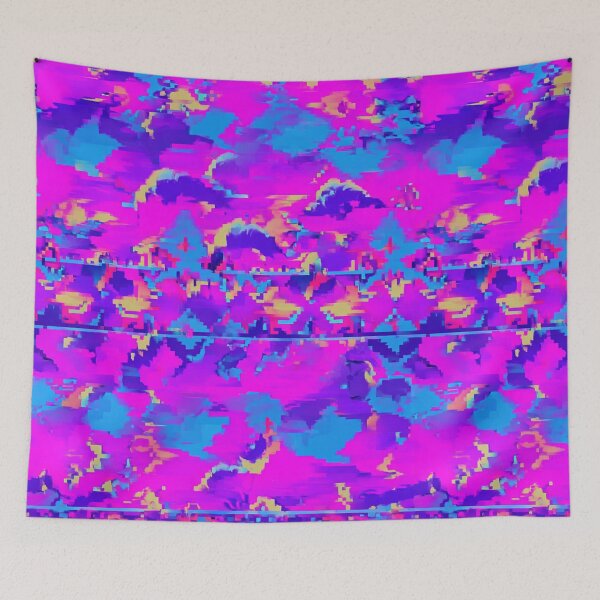 Item preview, Neon color analog pattern designed and sold by JeniSeny.