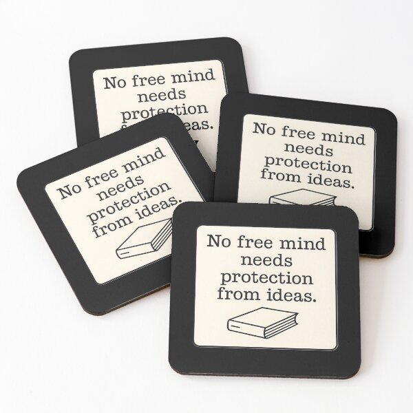 Item preview, Anti Censorship Book Ban Statement Minimalist Art Prints designed and sold by PinUpPizzazz.