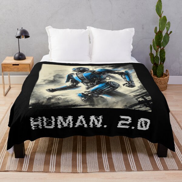 Item preview, humanoid robot art designed and sold by TEEJAMBOREE.