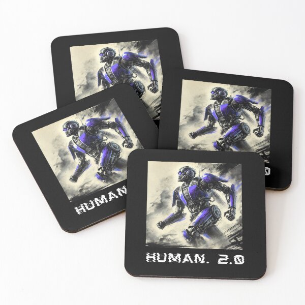 Item preview, humanoid robot art designed and sold by TEEJAMBOREE.