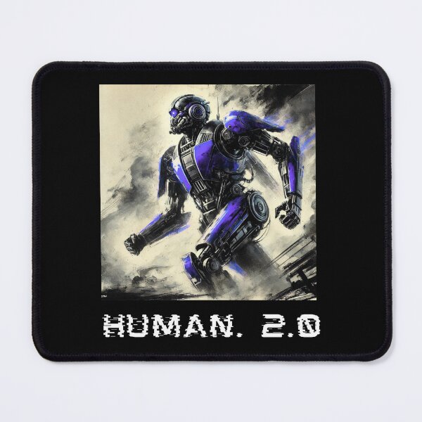 Item preview, humanoid robot art designed and sold by TEEJAMBOREE.