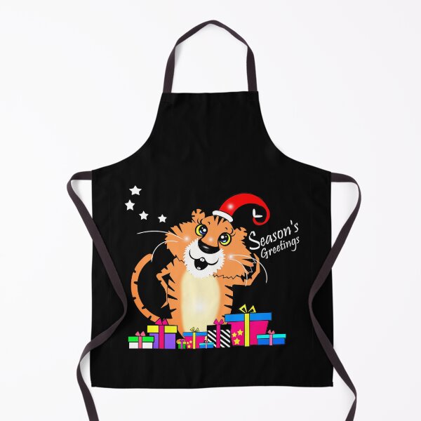 Item preview, Happy Tiger On Christmas Eve designed and sold by Shirley cute art .